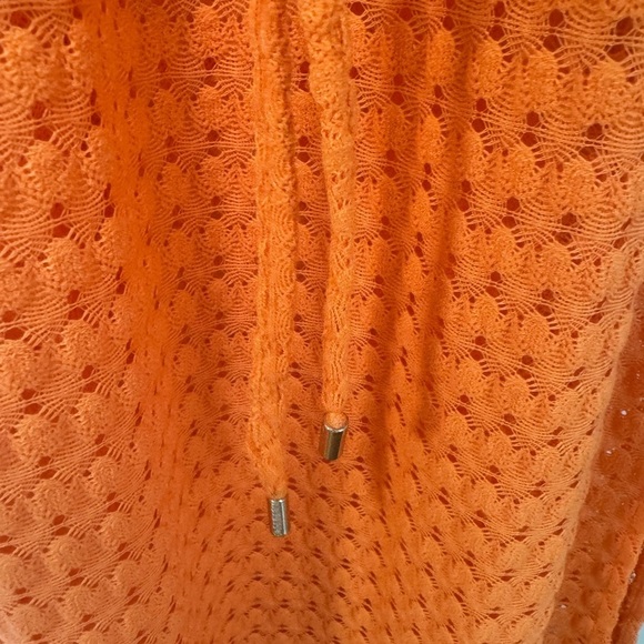 Melissa Odabash Annabel Orange Crochet Dress Cover-up - Picture 6 of 9